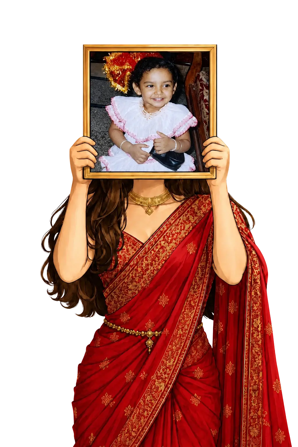 Chitra as a child
