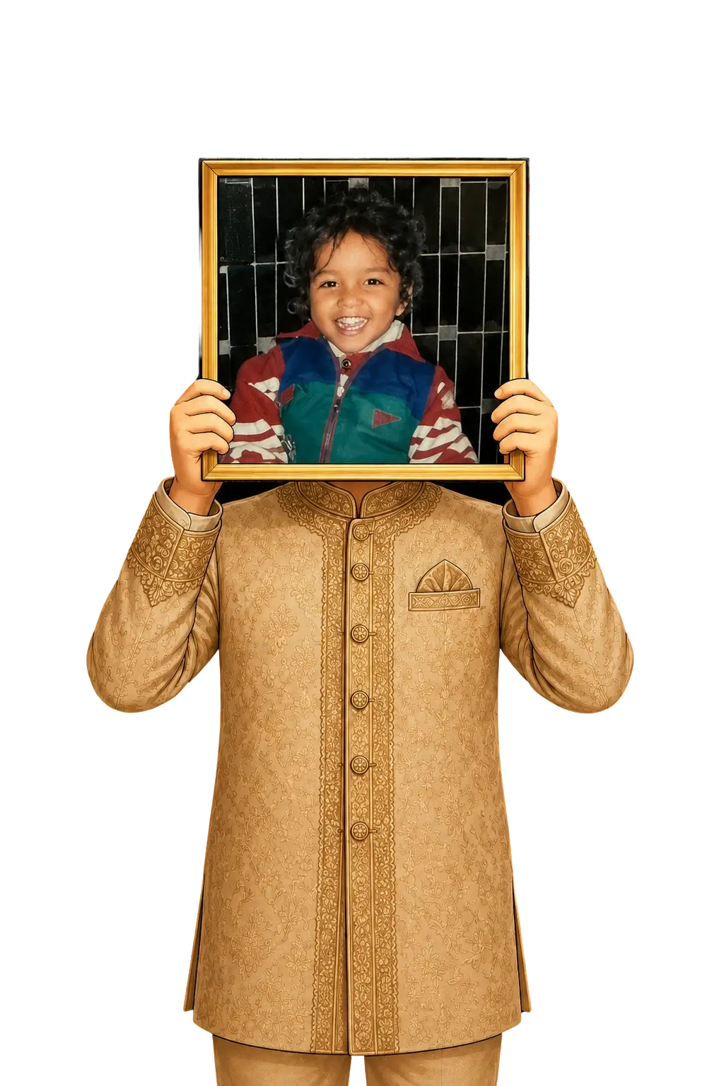Prateek as a child