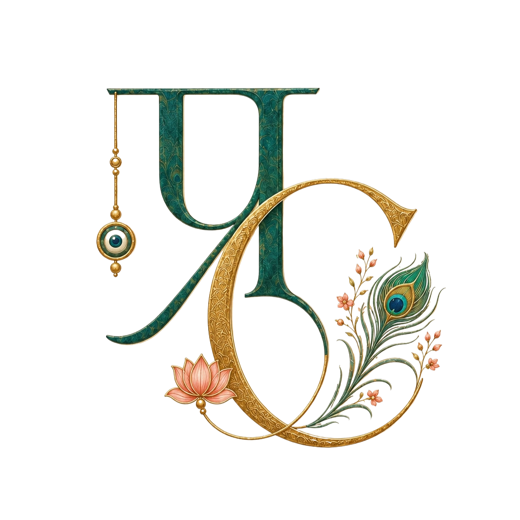 Prateek & Chitra monogram